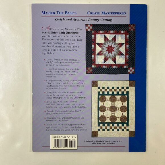 Measure The Possibilities With Omnigrid Quilting Book By Nancy Johnson-Srebro - Picture 3 of 5